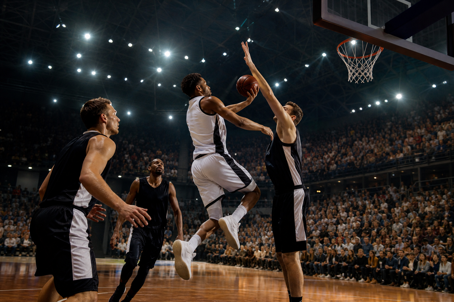 Basketball arena
