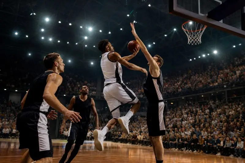 Basketball arena
